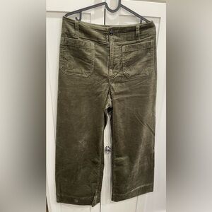 Olive Corduroy Pants